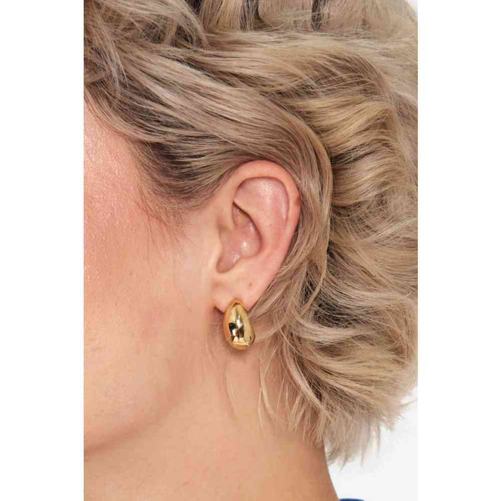 Voodoo Vixen - Gold Teardrop Ohrringe - Goldfarben